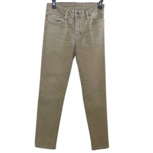 •AMERICAN EAGLE•TAN NE(X)T LEVEL FLEX HI-RISE SKINNY DENIM JEANS SIZE 26 X 28
